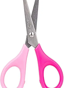 Deli Stainless Steel School Scissors, 115mm, Assorted Colors