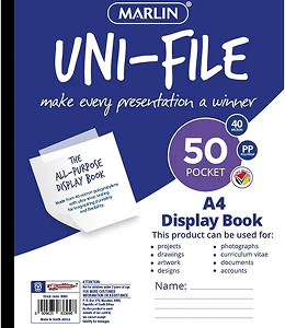 Marlin Uni-File 50 Pocket Display Books